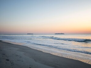 On the beach