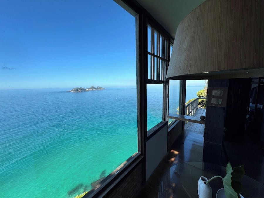 Uitzicht vanuit accommodatie