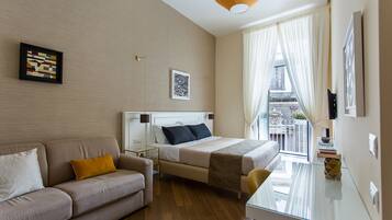 Superior Double Room | Premium bedding, down duvets, memory-foam beds, minibar