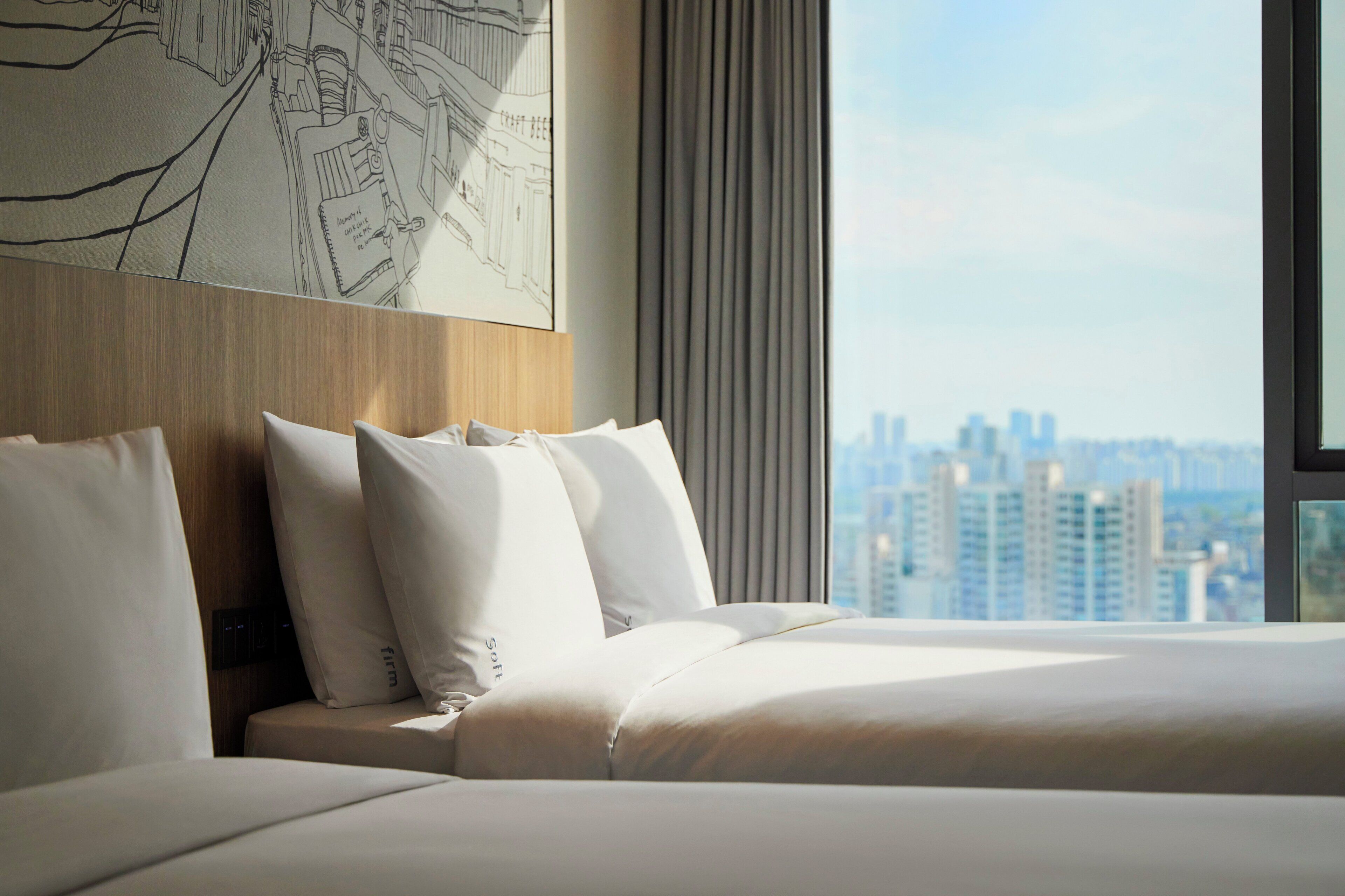 standard room, 2 queen beds (with free breakfast) | in-room safe, desk, blackout curtains, free cots/infant beds