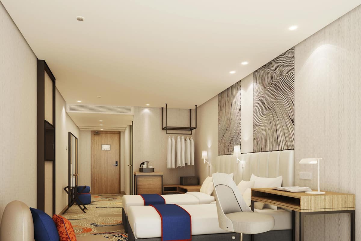 In-room safe, desk, blackout curtains, free cots/infant beds