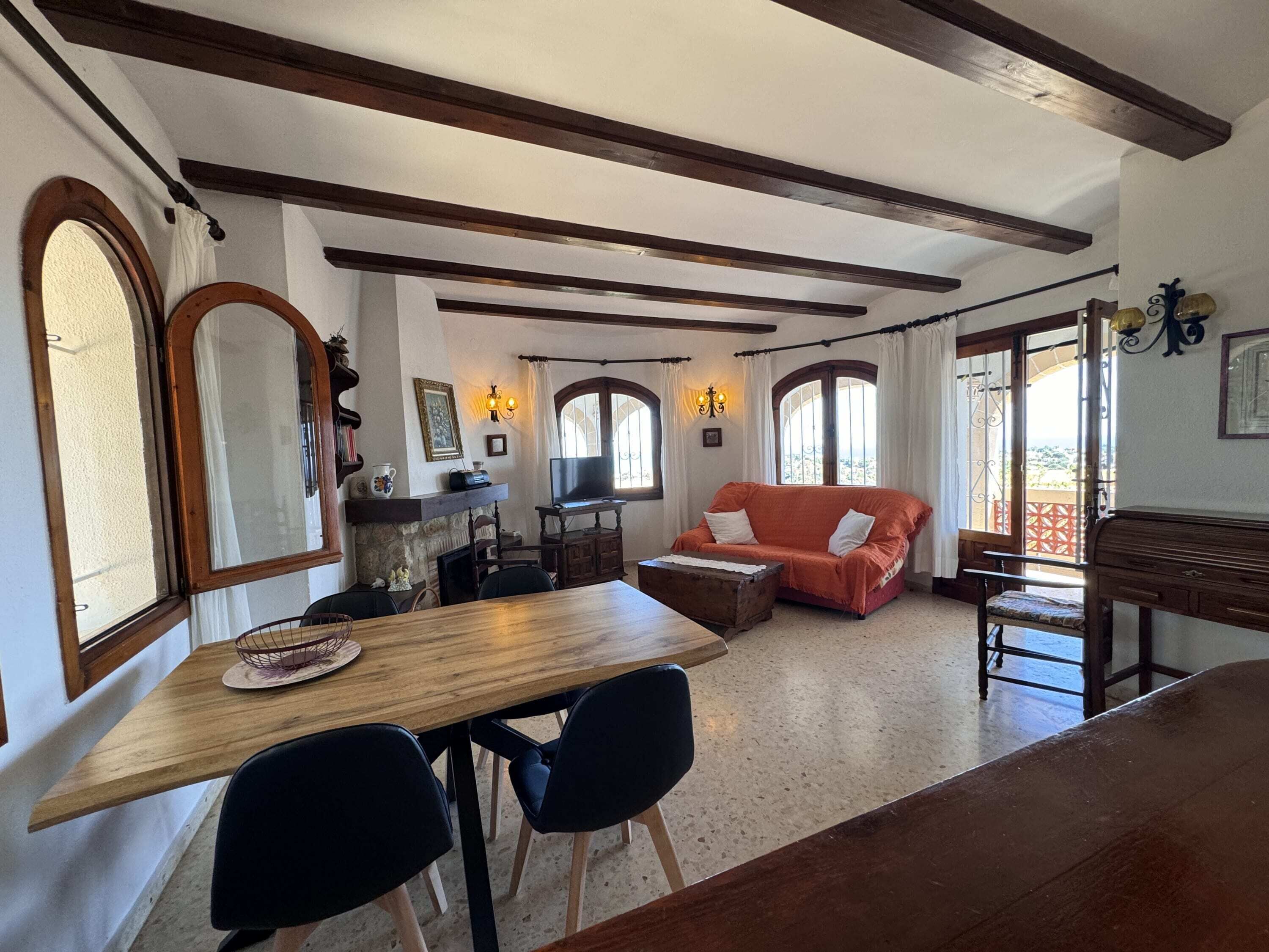 Sehr Schönes Ferienhaus Mit Herrlichem Meerblick Und Privatem Pool, Klimaanlage - Dénia