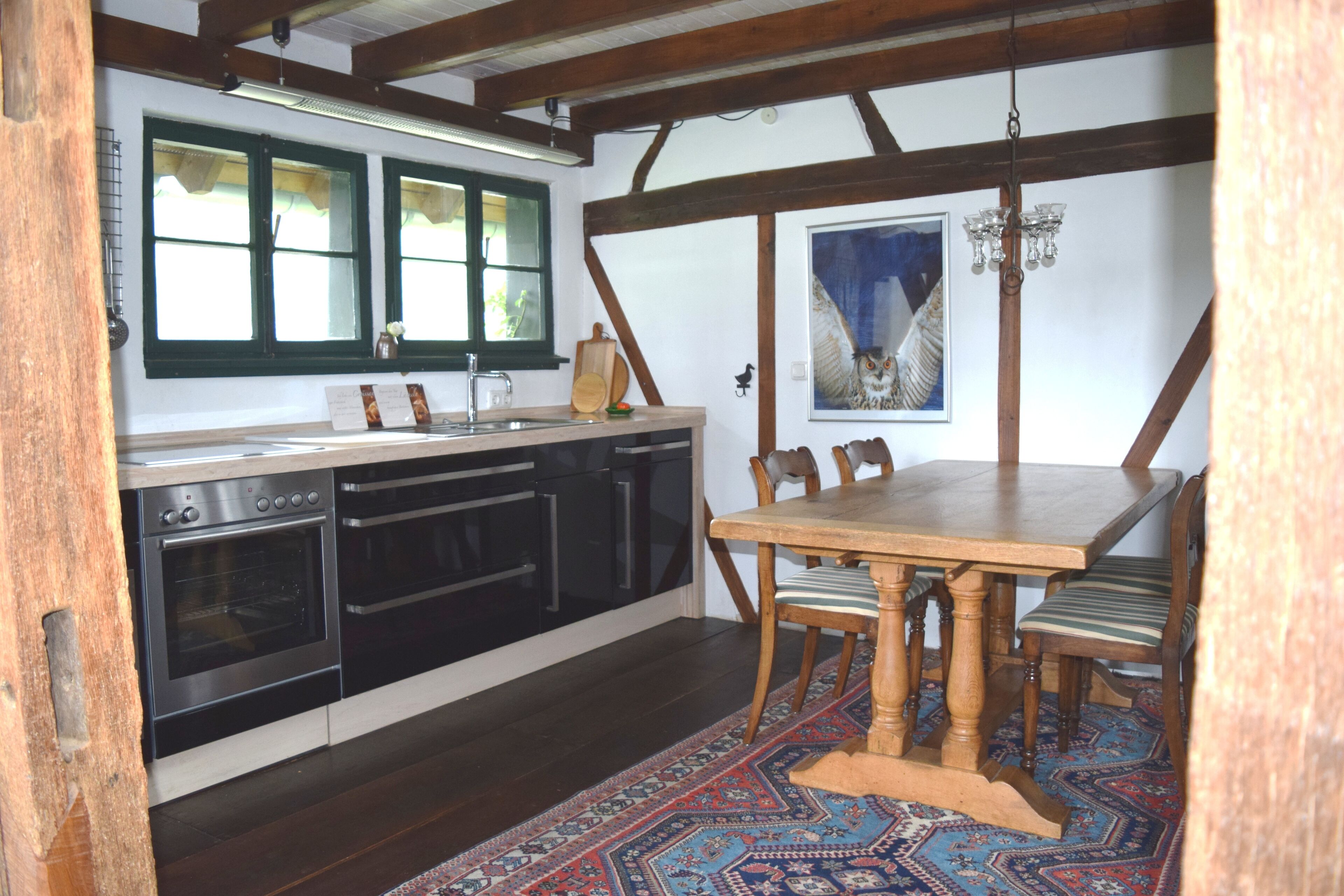 Magical loft apartment in a historic country house for 2-3 people. idyllic garden