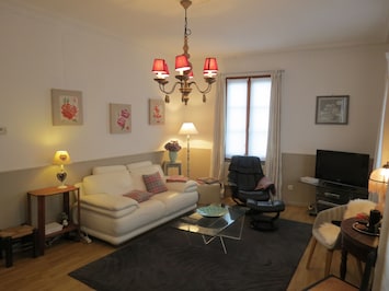 Salon avec wifi et télévision