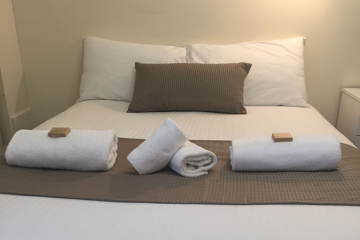 Iron/ironing board (on request), WiFi (free), bed sheets
