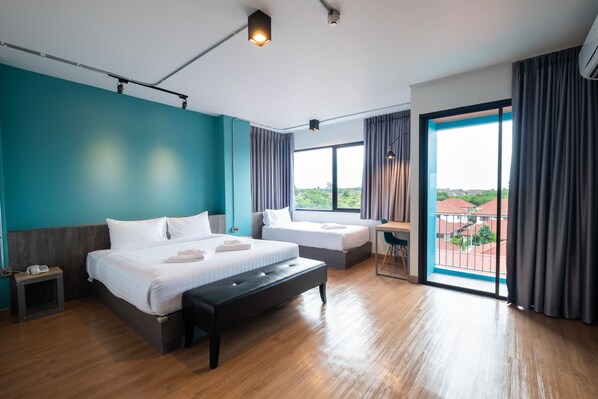 Deluxe-Dreibettzimmer | Ausblick vom Zimmer