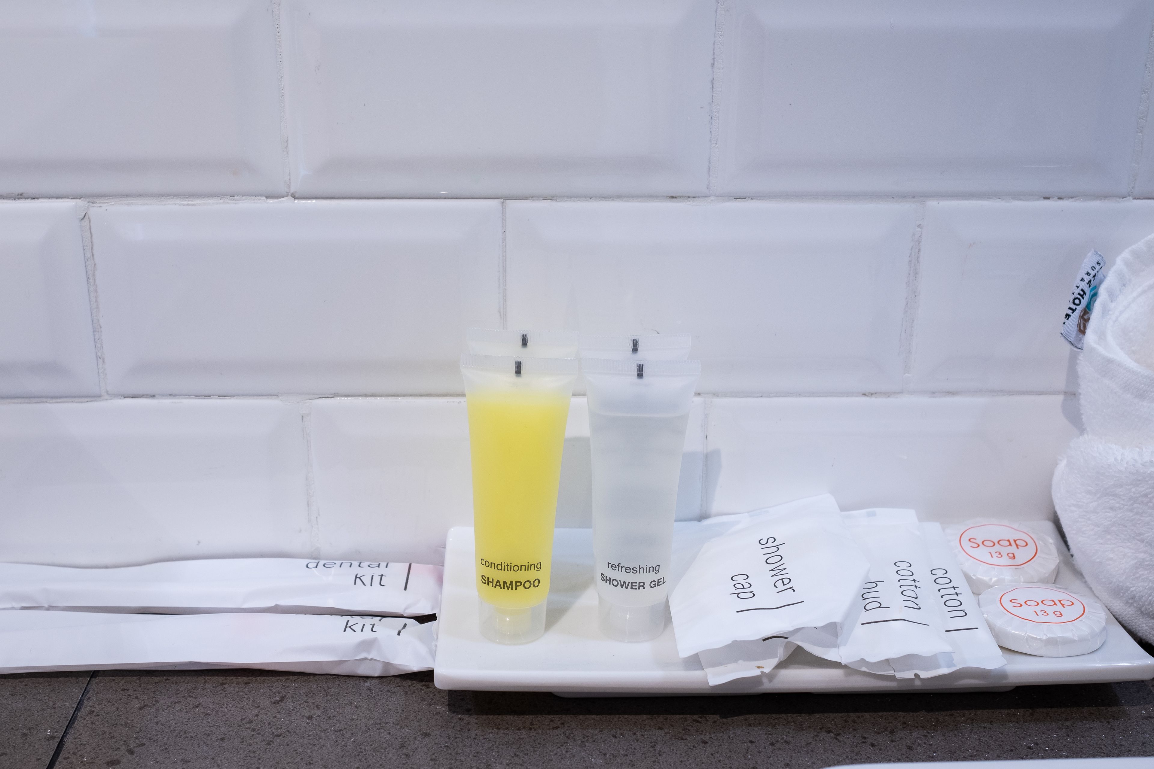 superior double room | bathroom amenities | shower, rainfall showerhead, free toiletries, hair dryer