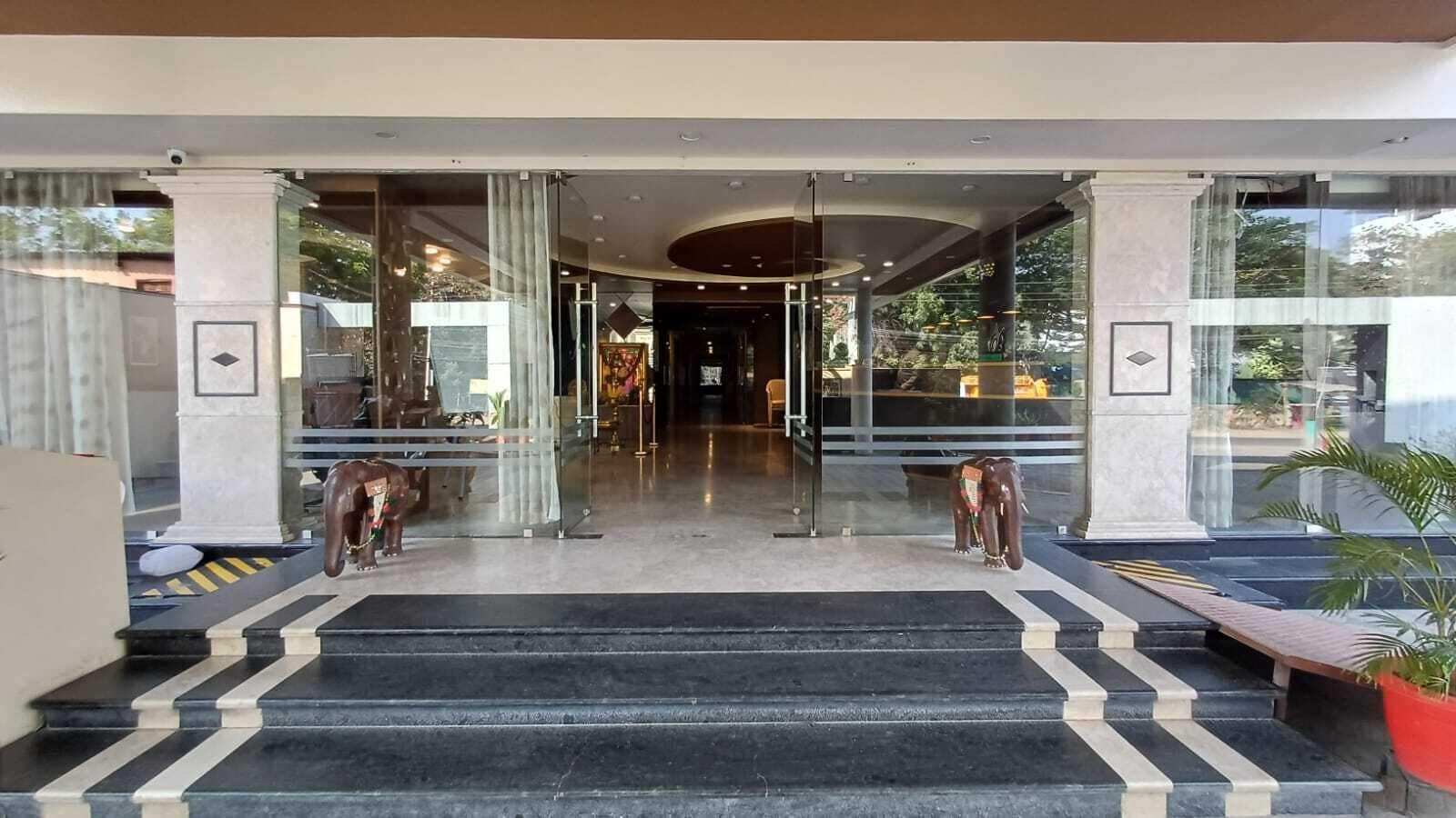 Entrada de la propiedad