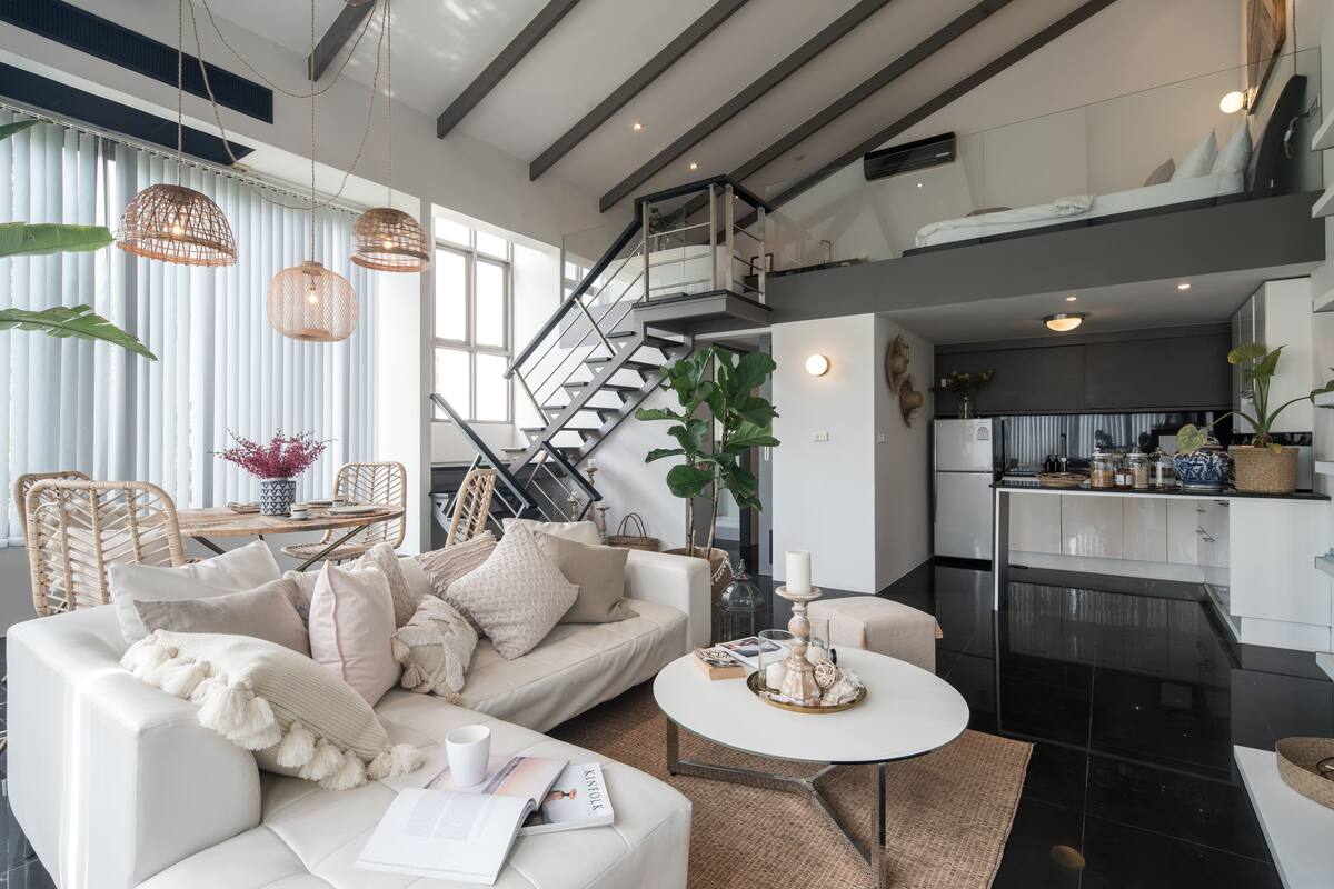 Maisonette | Wohnzimmer | Smart-TV, DVD-Player, Pay-TV