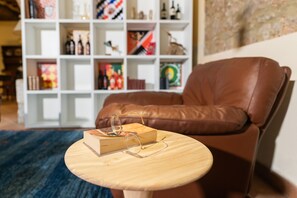 Lägenhet - uteplats - annex (I Cipressi ) | Vardagsrum | Eldstad