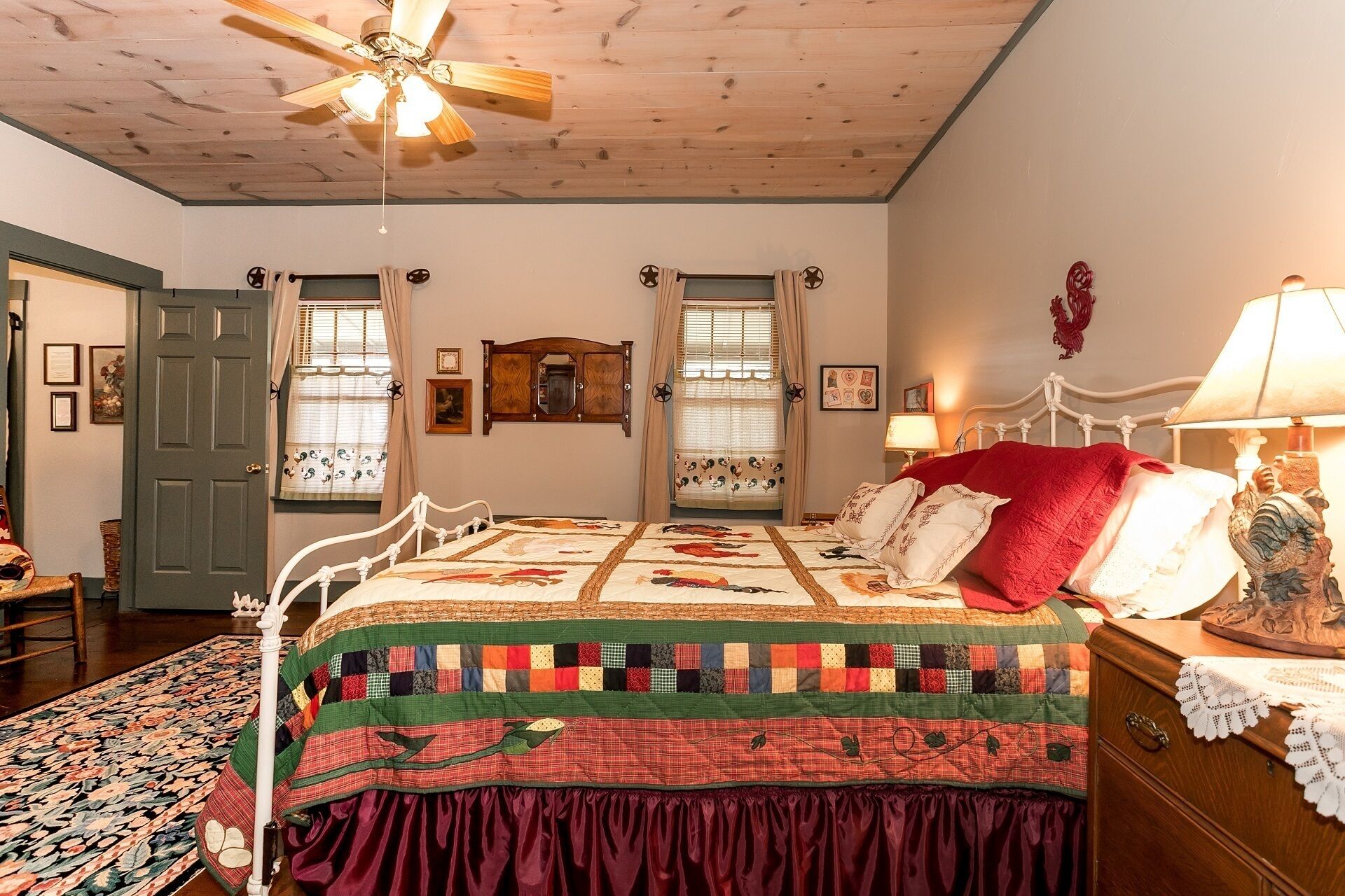 Rooster Springs | Beautiful Patio Views | Hot Tub