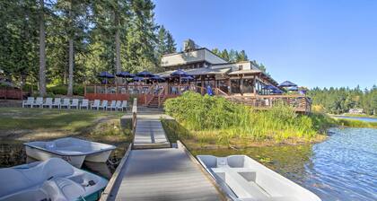 Hot Tub + Fireplace: Peaceful Anderson Island Home