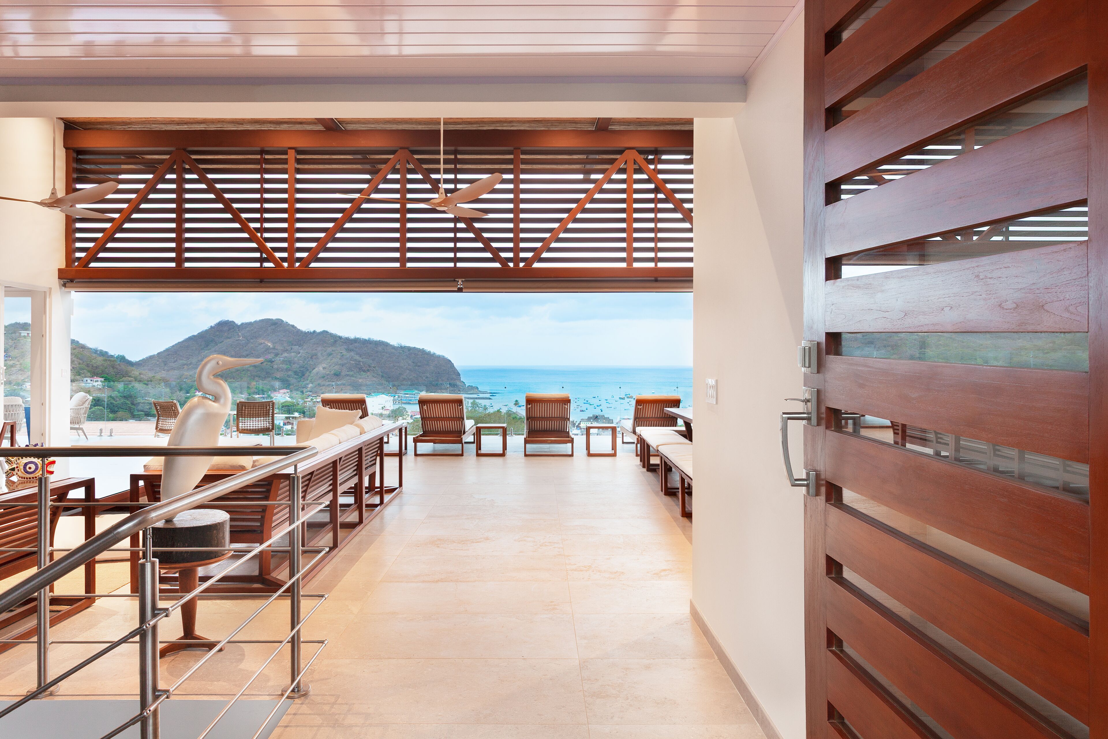 Signature villa, uitzicht op zee | Woonruimte