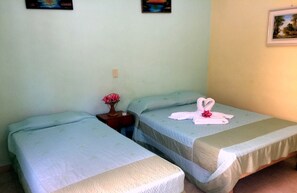 Standard Triple Room, Multiple Beds, Private Bathroom, Ground Floor | Desk