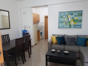 Studio Exclusive, 1 phòng ngủ, bếp, quang cảnh vườn | Trang trí khác biệt, trang bị nội thất với thiết kế riêng biệt 