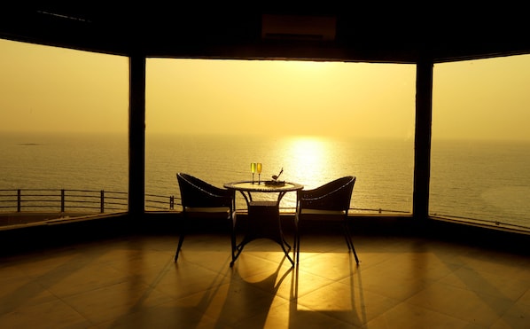 Vue depuis l’hébergement