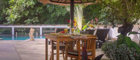 Opções para refeição ao ar livre