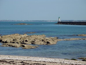 En la playa 