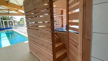 Piscine couverte, piscine chauffée