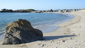 Vlak bij het strand