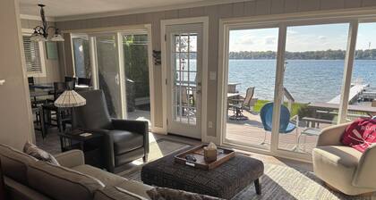 Experience lake life at our 3-bedroom beachfront cottage, near Grand Rapids.