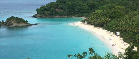 Aurinkotuoleja, rantapyyhkeitä