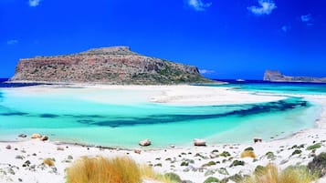 Vlak bij het strand