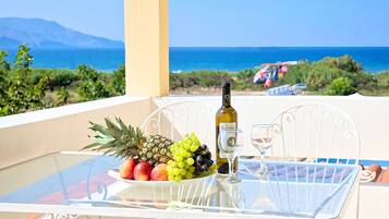 Panoramic Quadruple Room, Non Smoking | Balcony view