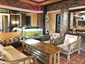 Sala de estar en el lobby