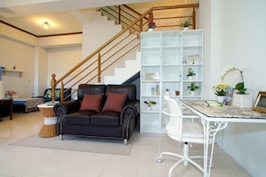 Lobby sitting area