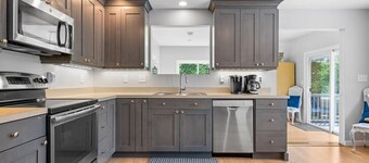 Unique Retreat w/ Private Patio, 4 King Beds & BBQ