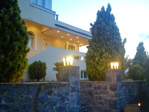 Front of property - evening/night