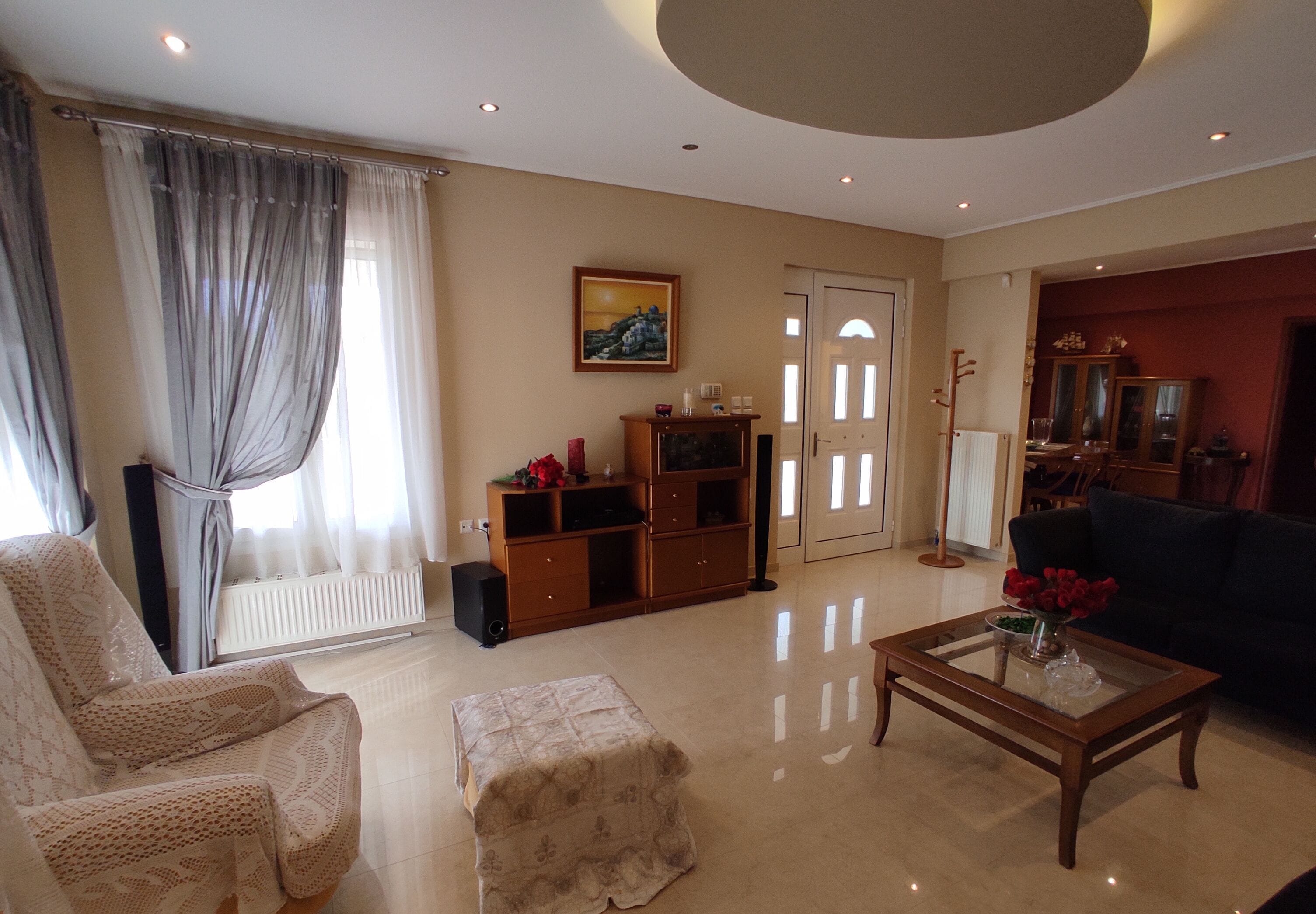 House, 4 Bedrooms | Living area | 42-inch flat-screen TV with satellite channels, TV, DVD player