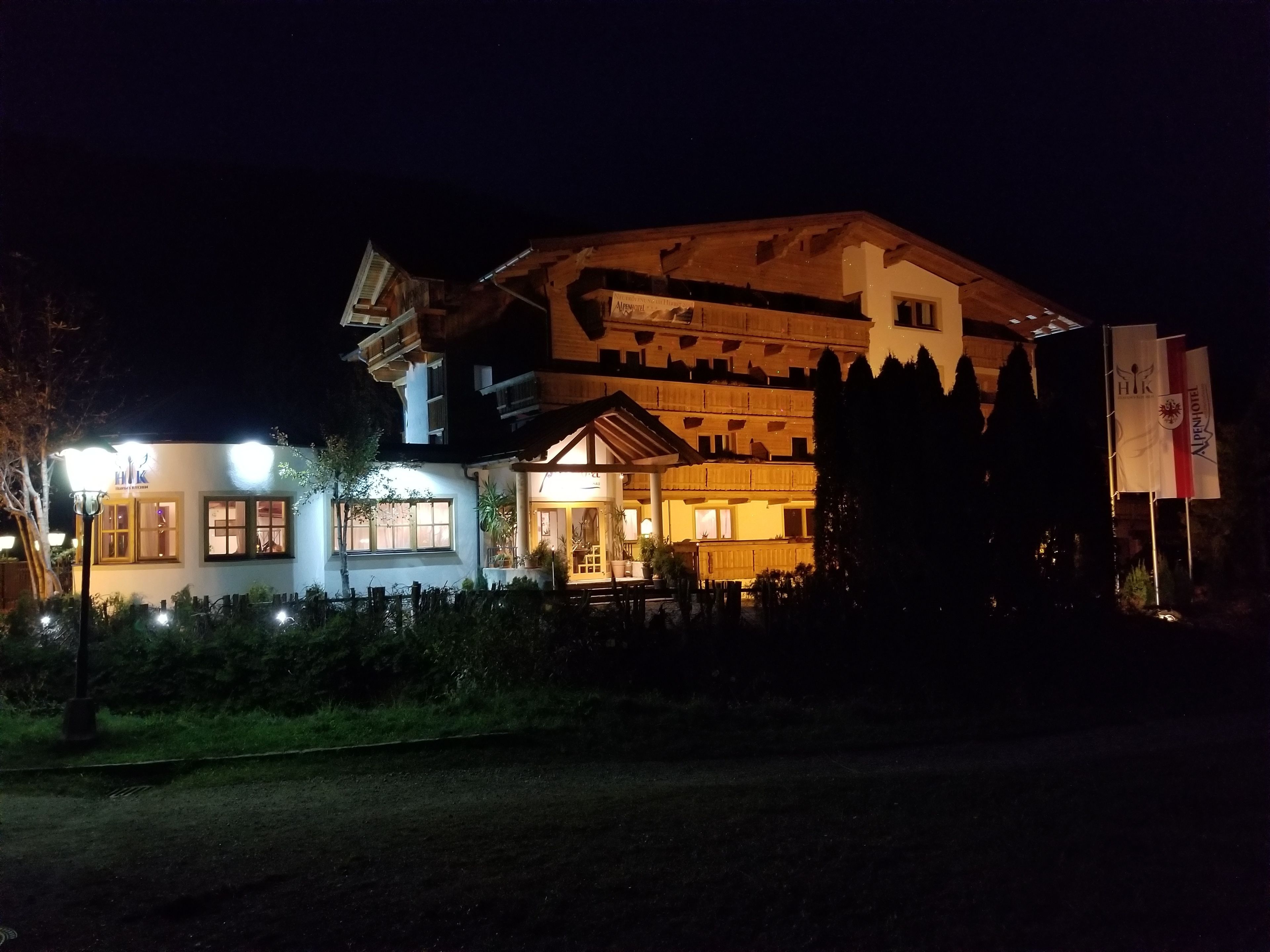 front of property – evening/night