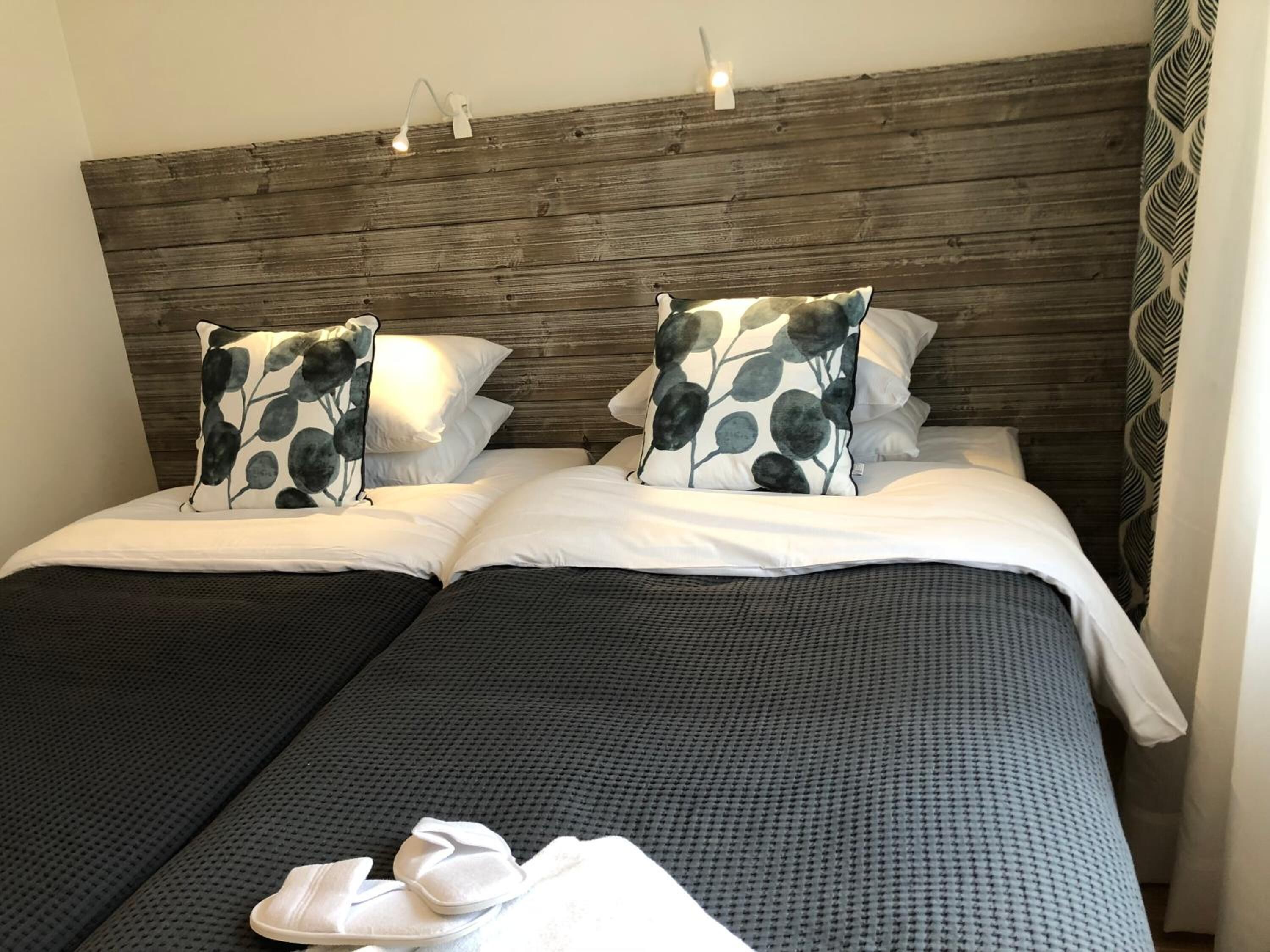 Blackout curtains, soundproofing, iron/ironing board (on request)