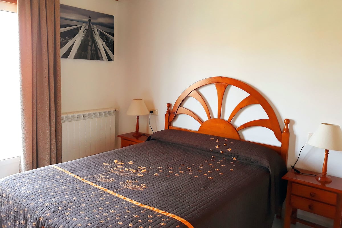 Double Room, Terrace, Sea View (205) | Meja, langsir/tirai gelap terus, Wi-fi percuma, cadar katil