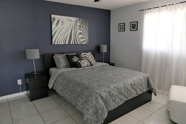 1 bedroom, iron/ironing board, WiFi (free), bed sheets