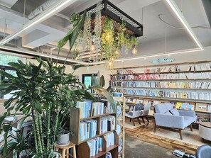 Sittområde i lobbyn