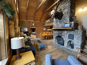 Smart TV, fireplace, video games, offices