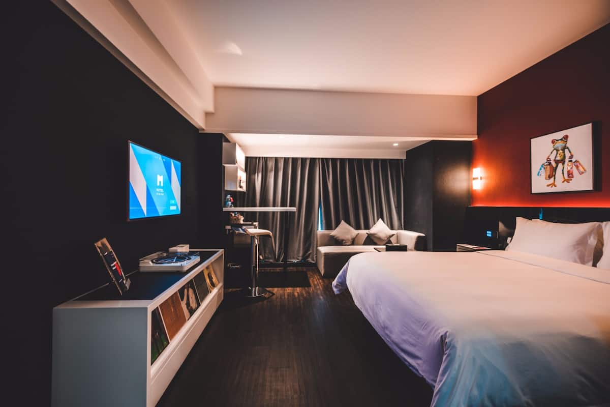 Ropa de cama de alta calidad y minibar