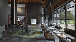 Lobby sitting area - Lucid Xixi Hotel (Hangzhou)