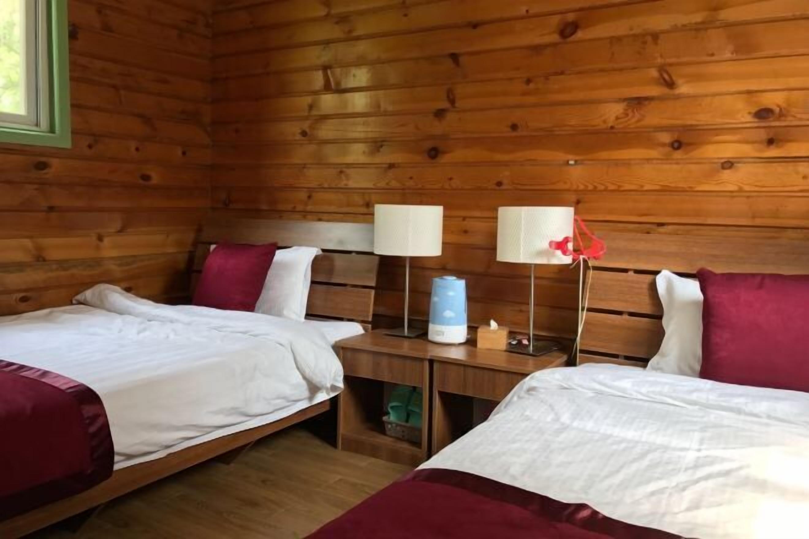 Desk, blackout drapes, soundproofing, iron/ironing board