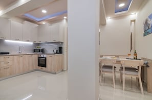 Luxury Suite, 2 Bedrooms | Living area | Flat-screen TV - Zante Sky Suites (Zakynthos)