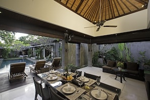 Superior Villa, 3 Bedrooms, Poolside | In-room dining - MD Villa Seminyak by Best Deals Asia Hospitality (Seminyak)