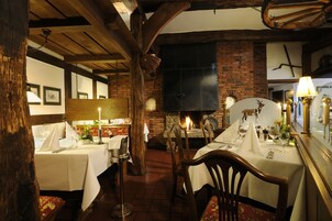 Lunch and dinner served, Regional cuisine