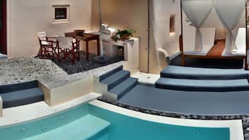 Suite luna di miele, piscina privata | Terrazza/patio