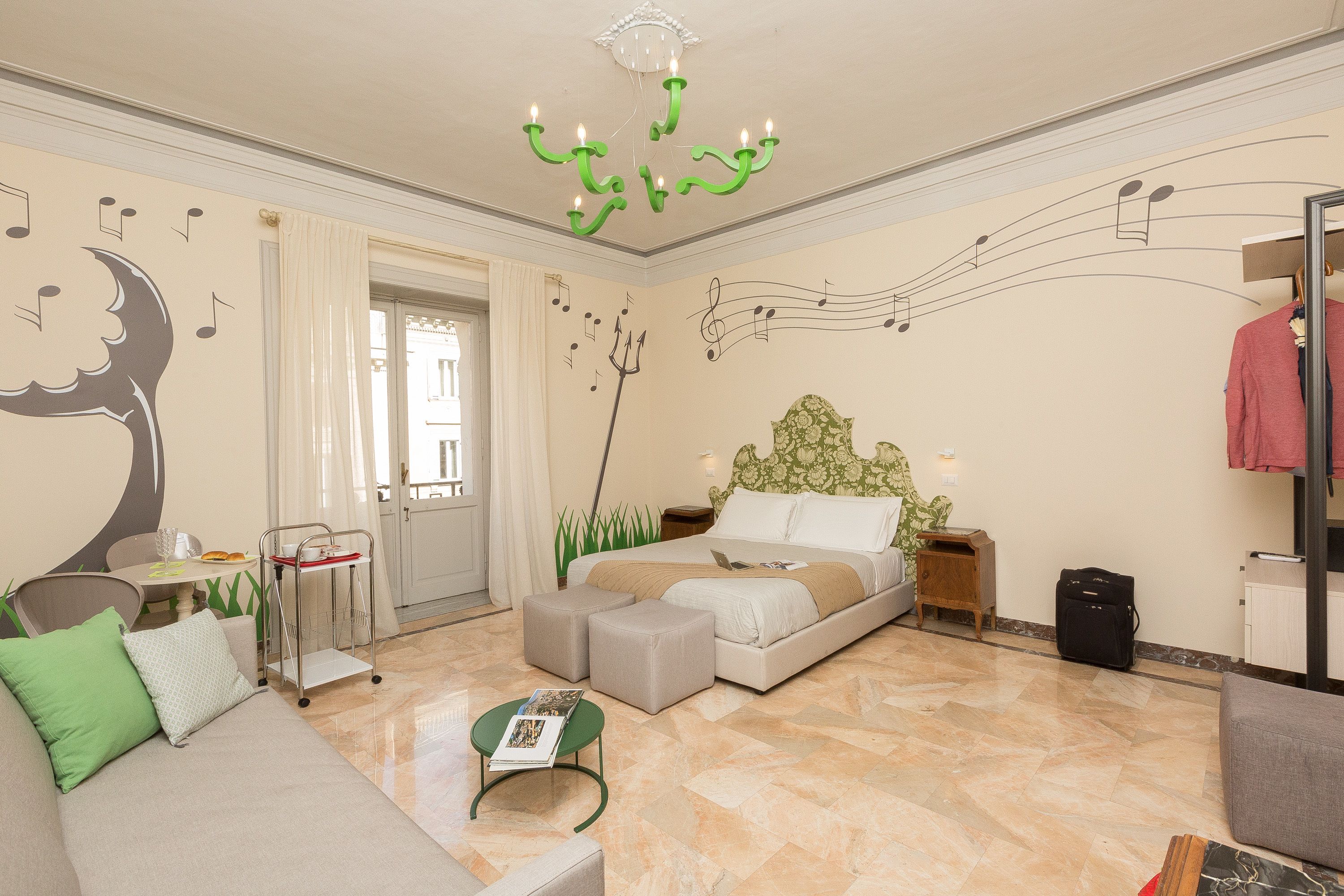 Double Room, Kitchenette, City View | Egyptian cotton sheets, premium bedding, down comforters, minibar