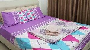Apartemen, 3 kamar tidur | 3 kamar tidur, setrika/meja setrika, dan Wi-Fi gratis