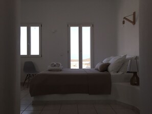 Villa Elite - 3 sovrum - havsutsikt - vid stranden | 1 sovrum, egyptiska bomullslakan och sängtillbehör av högsta kvalitet