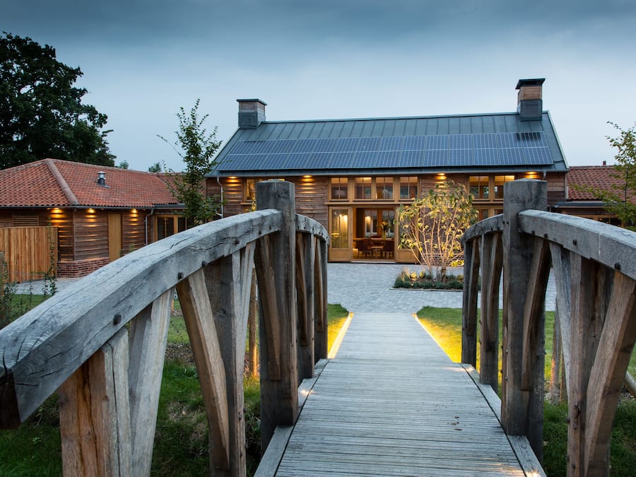 Fachada de la propiedad